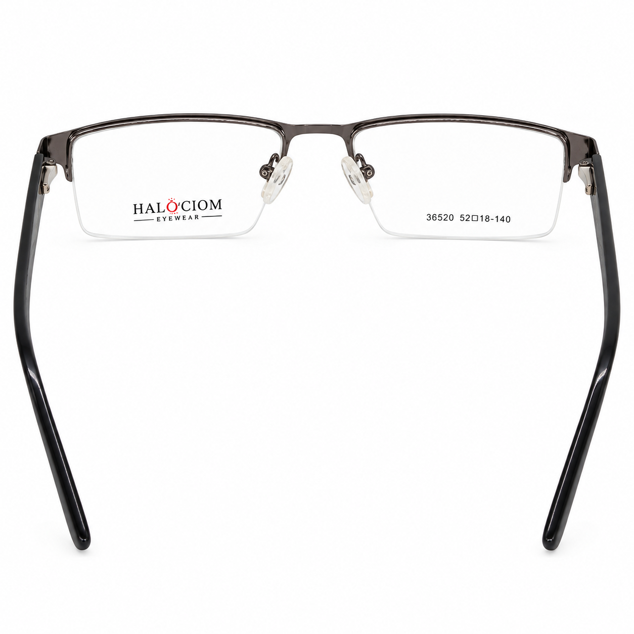 HALOCIOM Classic Rimless Rectangle Eyeglasses