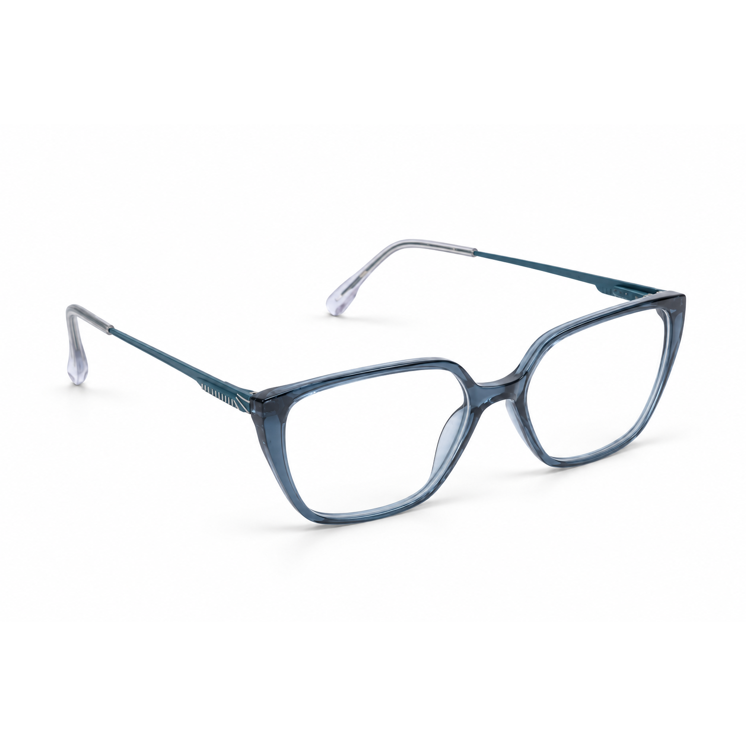Transparent Slate Blue / Smoky Blue