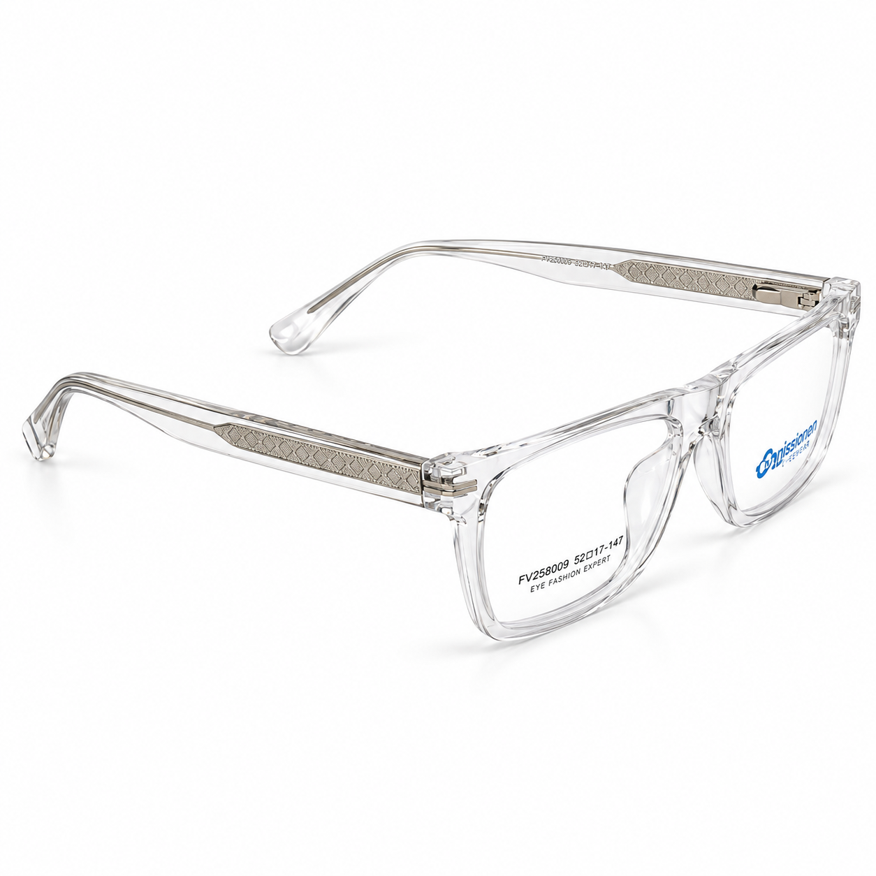 Crystal Clear + Transparent Silver + Light Grey