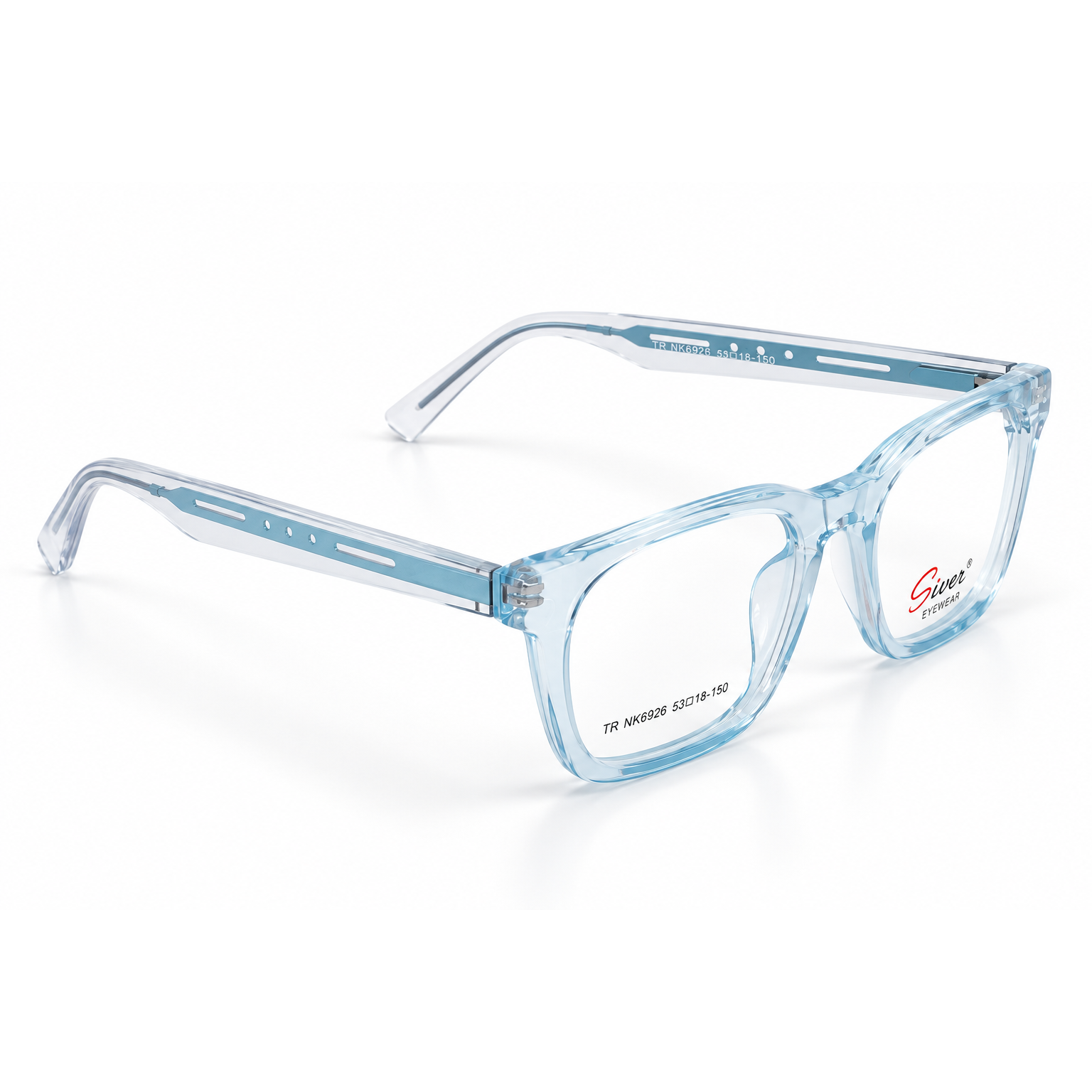 Transparent Light Blue + Sky Blue + Clear